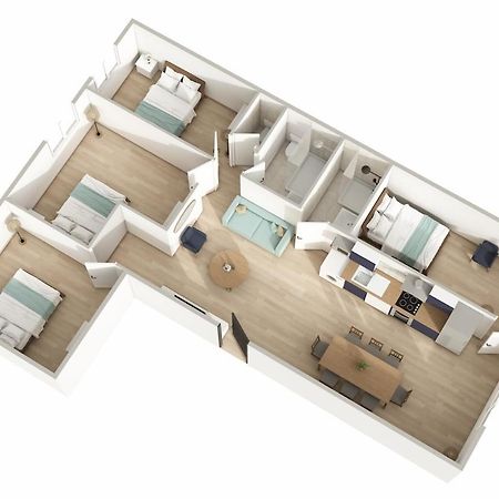 Appartement 4 Chambres Champigny-sur-Marne Dış mekan fotoğraf