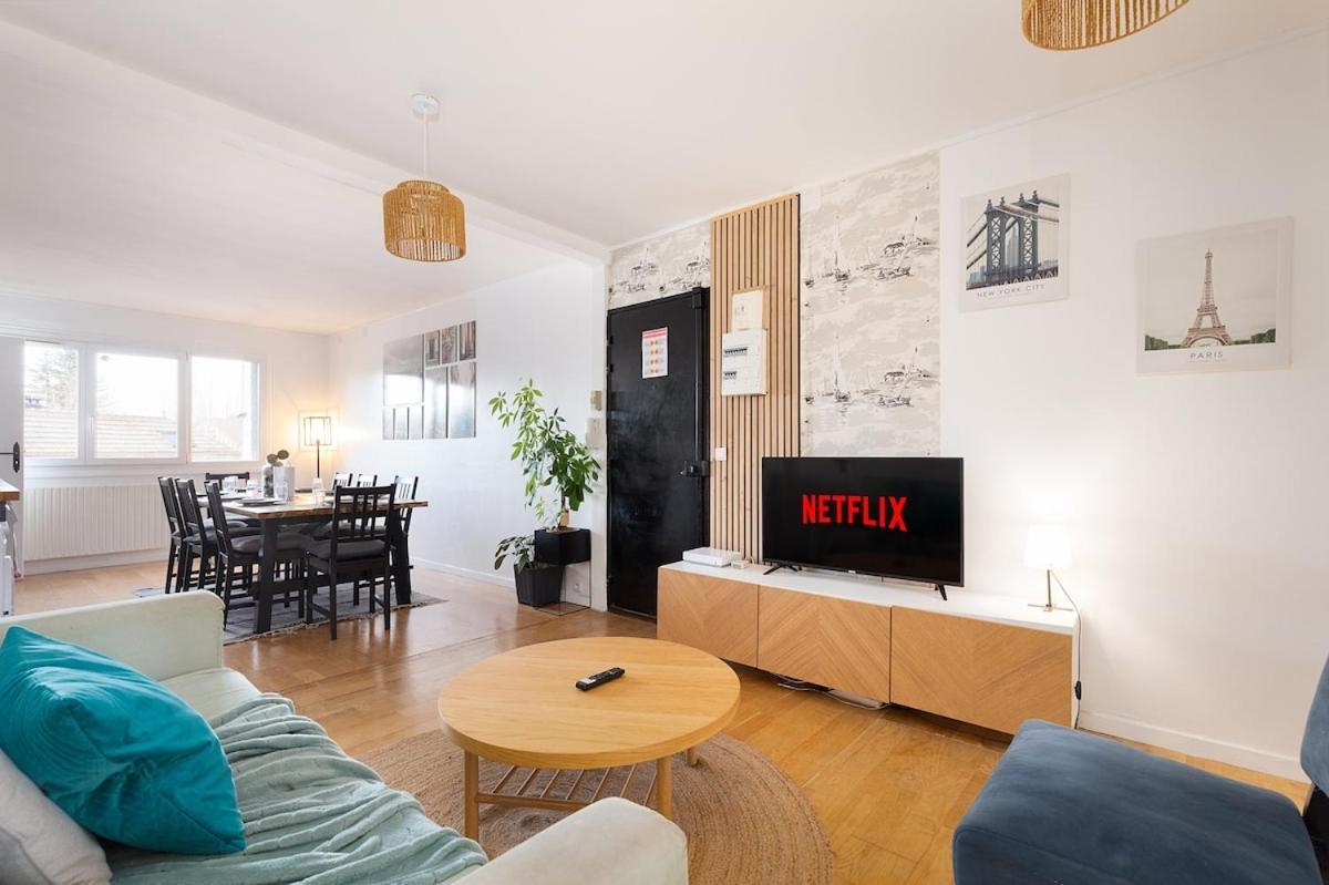 Appartement 4 Chambres Champigny-sur-Marne Dış mekan fotoğraf